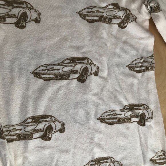 Kate Quinn Bamboo Collection Knot Sleep Gown Baby 0-3 M Months Beige Sports Cars - Picture 4 of 5